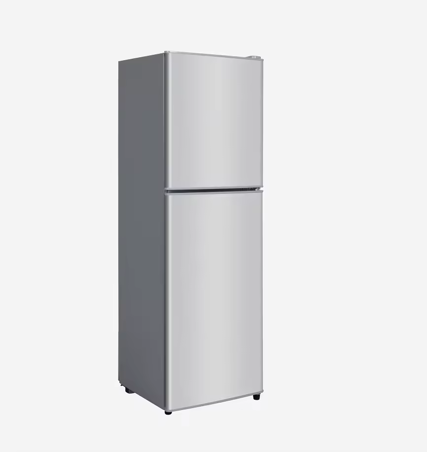 Double Doors Top Freeze Refrigerators House Hold Mini Fridge